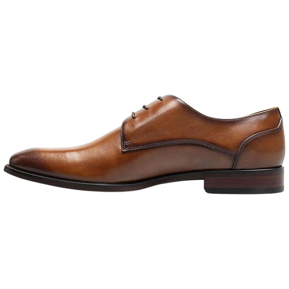 Florsheim Sorrento Lux Plain Toe Oxford - Cognac Leather Dress Shoe