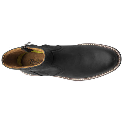Norwalk PlainToe Side Zip Boot | Florsheim Black CH Dress Boots for Men