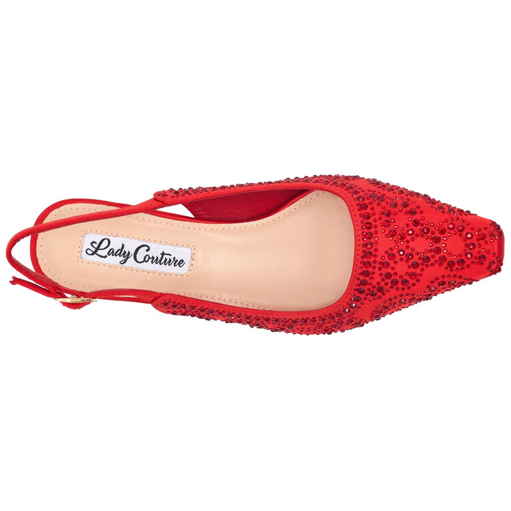 Lady Couture Lucy Pumps 2.5" Heels in Red