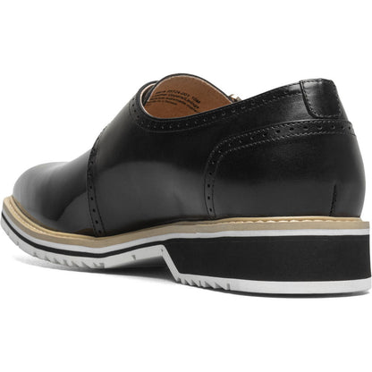 Stacy Adams Bartram Plain Toe Monk Strap in Black