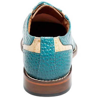 Stacy Adams Talamanco Bike Toe Oxford - Teal Multi