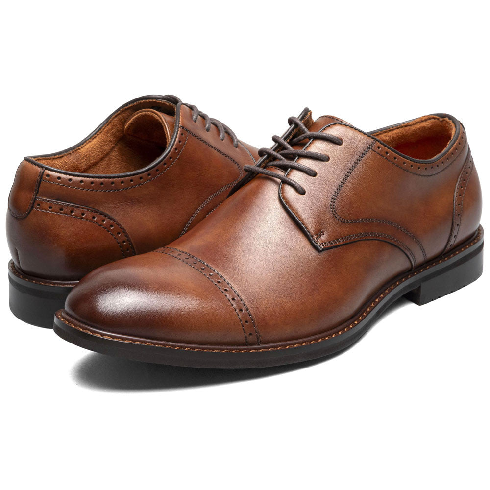 Stacy Adams Men’s Cap Toe Brandy Oxfords Bailey