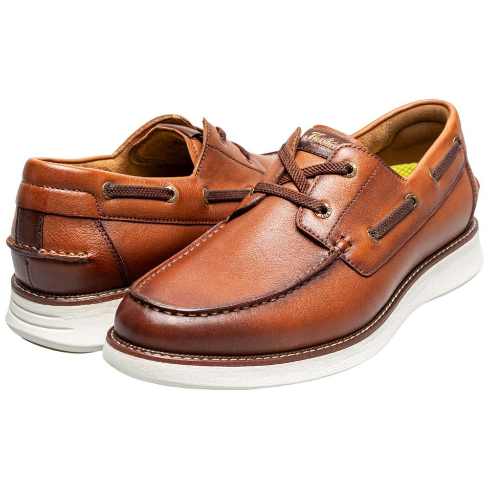 Florsheim Launch Moc Toe Elastic Lace Boat Shoe for Men