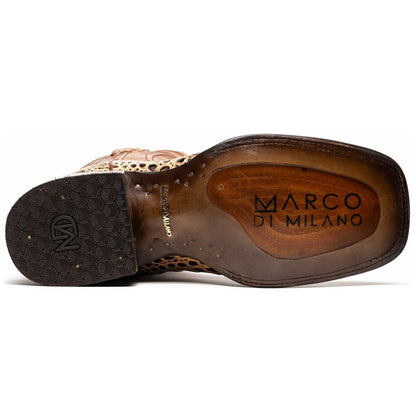 Tucson Genuine Caiman Belly Skin Stone Orix Cowboy Boot | Marco Di Milano Western Boots