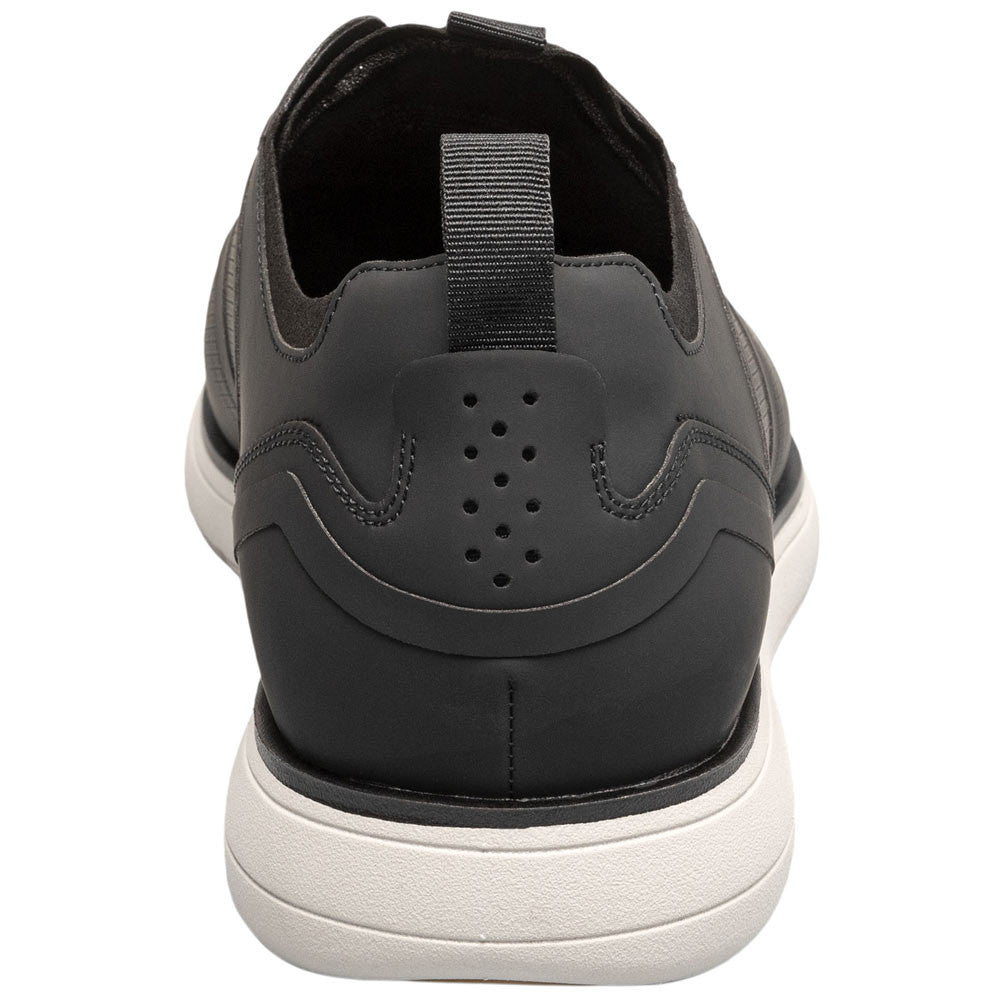 Stacy Adams Men’s Plain Toe Black Elastic Lace Up Casual Hybrid Everidge