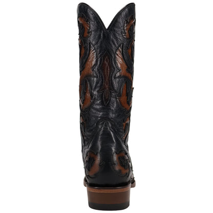 Dan Post Men's Tularosa Black Leather Western Cowboy Boot
