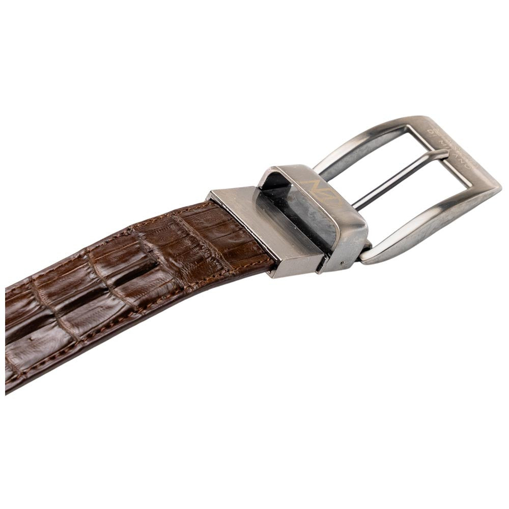 Marco Di Milano Men’s Caiman Back & Belly Leather Belt Luciano