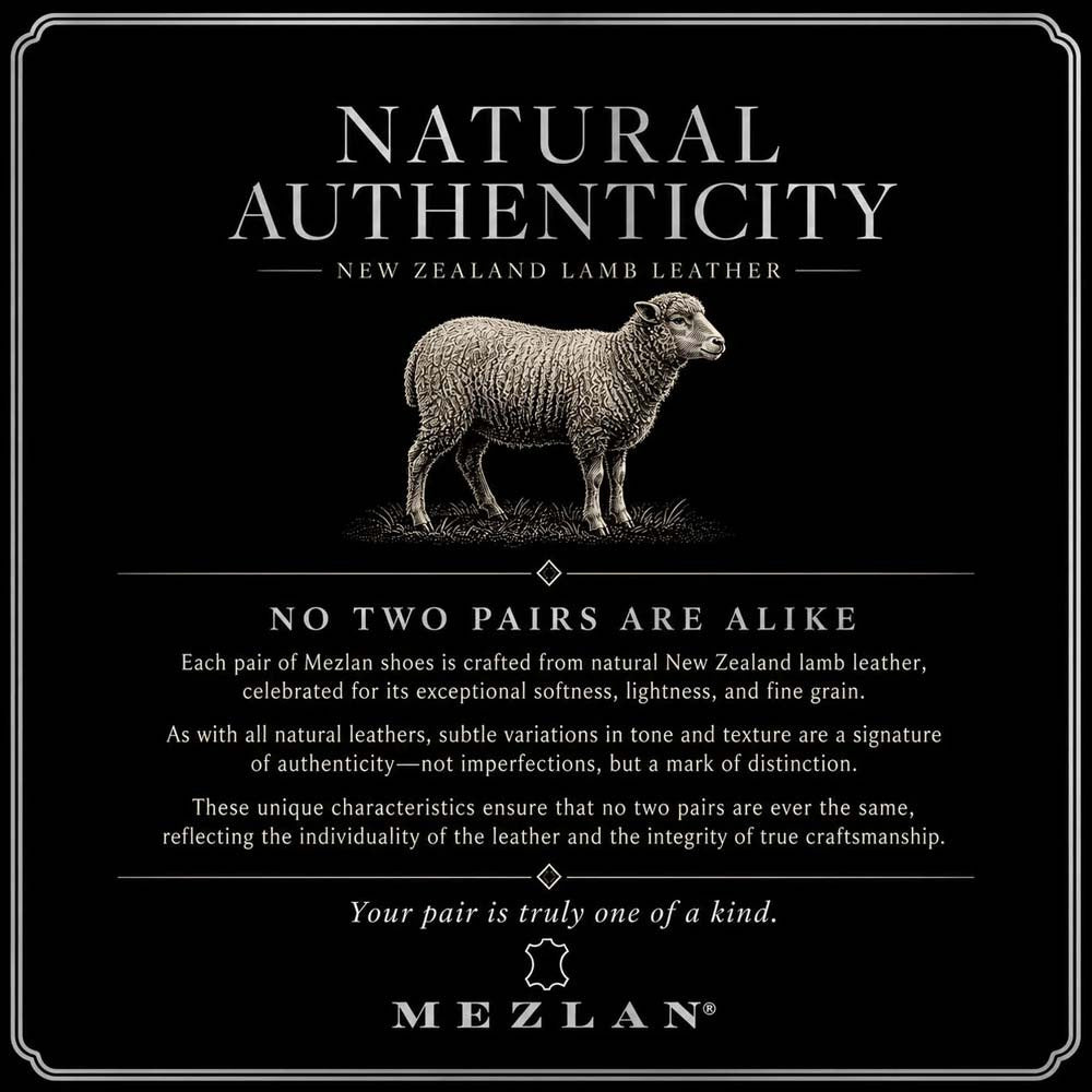 Mezlan Aspen Pebbled Leather Derby - Men's Brown Lambskin Derby