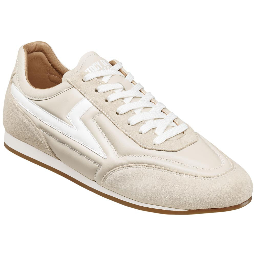 Stacy Adams Action 150 Sporty Lace-Up Sneaker - Cream