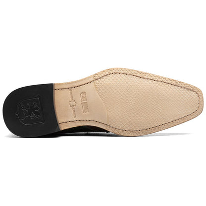 Stacy Adams Tristano Green Mu. Exotic Print Leather Bike Toe Derby (US Men Size)