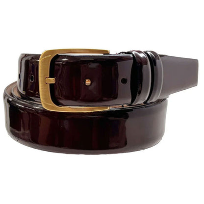 Corrente Burgundy Italian Leather Belt