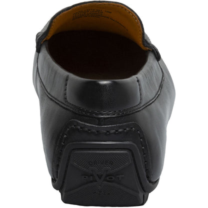 Florsheim Motor Smooth Moc Toe Penny Driver Black Men's Shoes