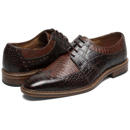 Travato Wingtip Oxford | Stacy Adams Dress Shoes in Brown & Cognac Multi for Men