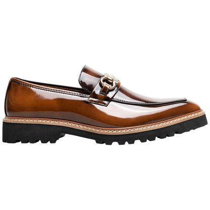Stacy Adams Carabello Moc Toe Bit Slip-On - Brown Multi