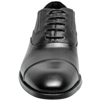 Stacy Adams Lucas Cap Toe Black Oxford Shoes for Men