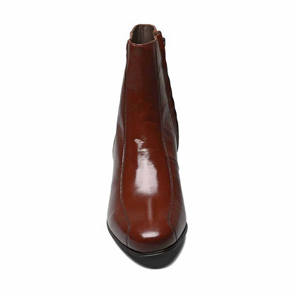 Florsheim Duke Zipper Cognac Bike Toe Boots