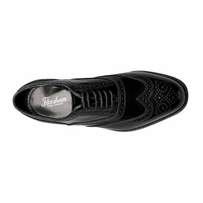 Florsheim Lexington Oxford Black Wingtip Shoes