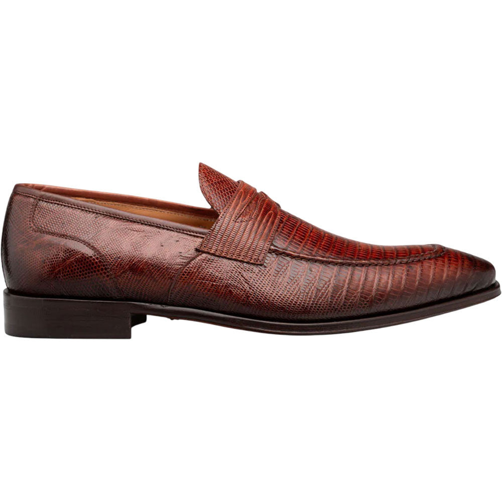 Mezlan Men's Mayor Lizard Penny Loafer in Sport