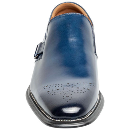 Stacy Adams Alistair Plain Toe Ornament Slip-On - Cobalt