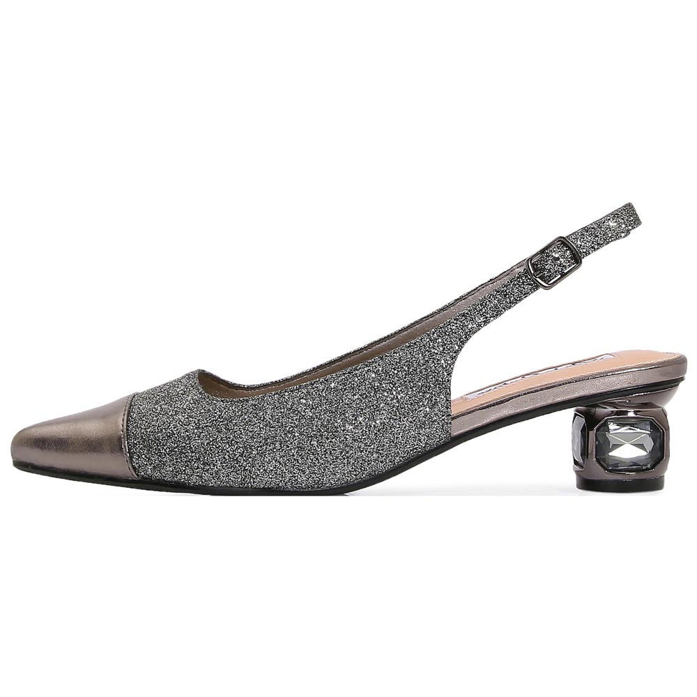 Lady Couture Saphire Pump 1.5” In Pewter