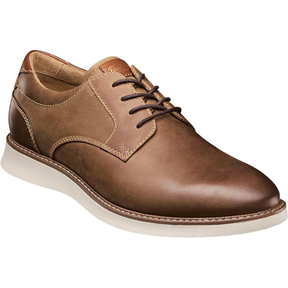 Florsheim Launch Brown Chocolate Plain Toe Oxford Men's Shoes
