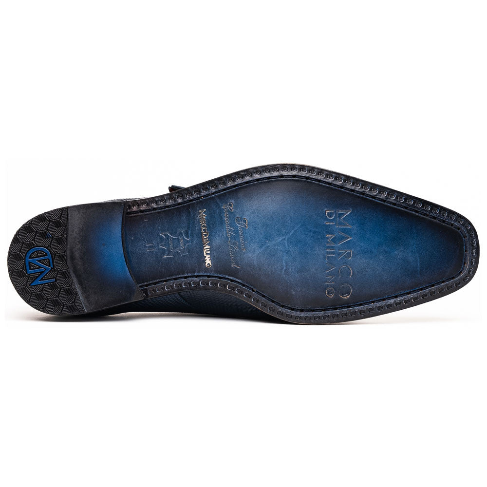 Toluca Genuine Crocodile and Lizard Skin Monk Strap | Marco DI Milano