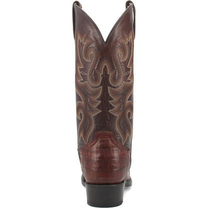 Dan Post Men’s Bayou Genuine Caiman 13” Square Toe Brass Cowboy Boot