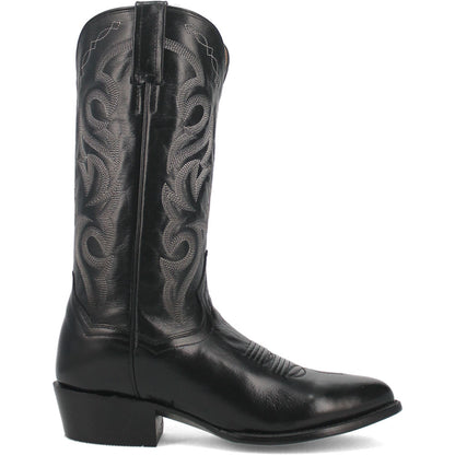 Dan Post Men’s Milwaukee 13” Round Medium Toe Black Leather Cowboy Boot