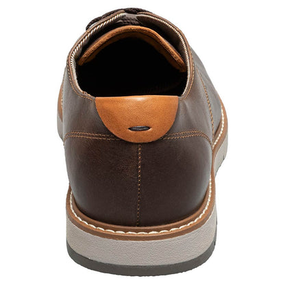 Florsheim Vibe Brown CH Smooth Leather Plain Toe Derby Dress Shoe (USA Men Size)