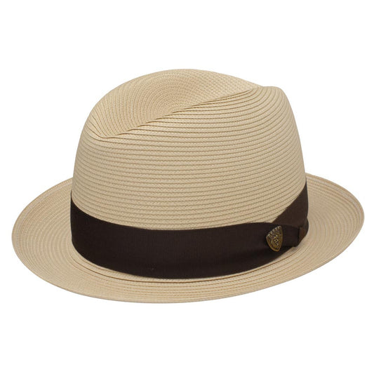 Dobbs Parker Sand Florentine Milan Synthetic Straw Dress Hat
