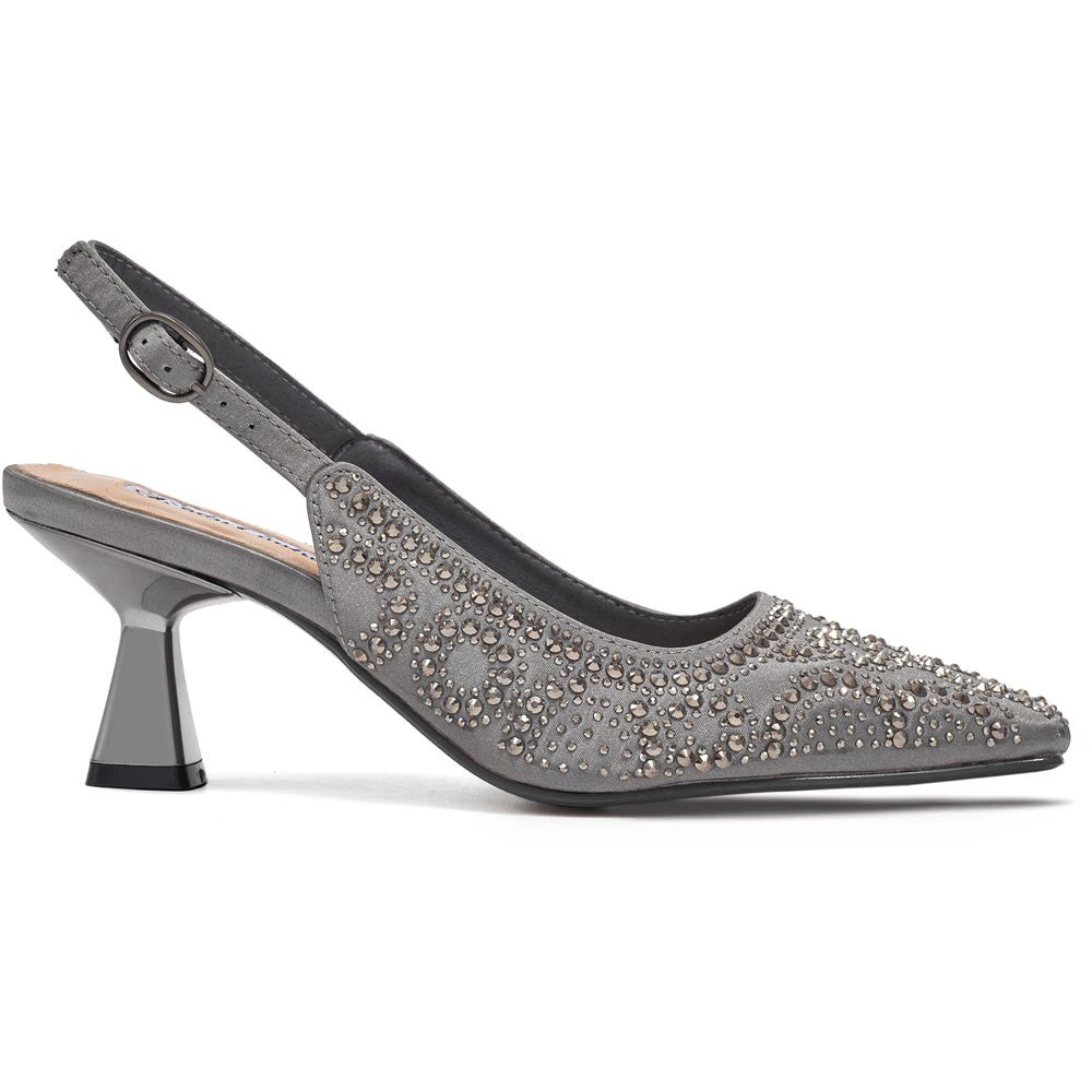 Lady Couture Lucy Pumps 2.5" Heels in Pewter