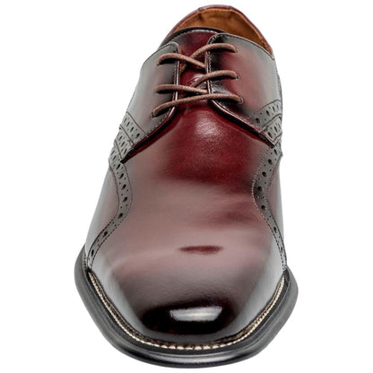 Stacy Adams Alexander Plain Toe Oxford - Burgundy