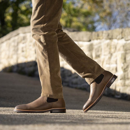 Florsheim Anthem Plain Toe Brown Leather Chelsea Boot for Men