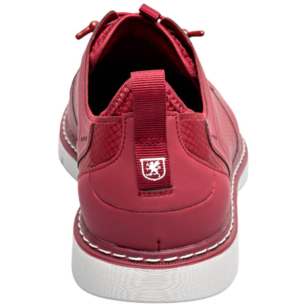 Stacy Adams Synchro Plain Toe Elastic Lace Raspberry Casual Hybrid Shoes for Men