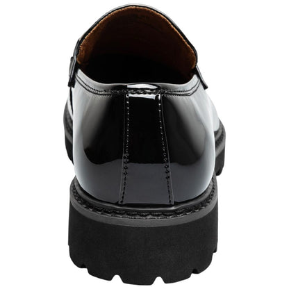 Stacy Adams Carabello Moc Toe Bit Slip-On - Black Patent