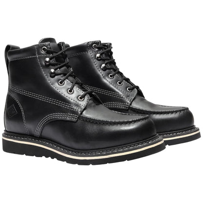 Frontier 6" Moc Toe Jet Black Bonanza Boot for Men