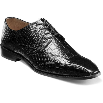 Stacy Adams Tristano Modified Bike Toe Oxford in Black