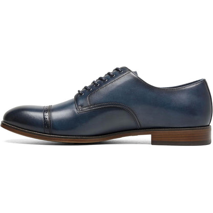 Stacy Adams William Cap Toe Oxford in Navy