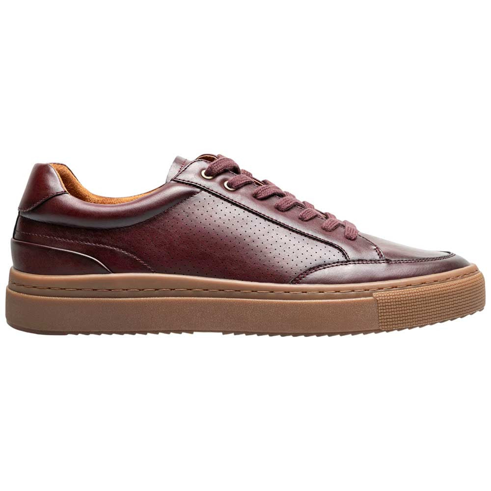 Stacy Adams Dorian Lace To Toe Sneaker - Bordeaux