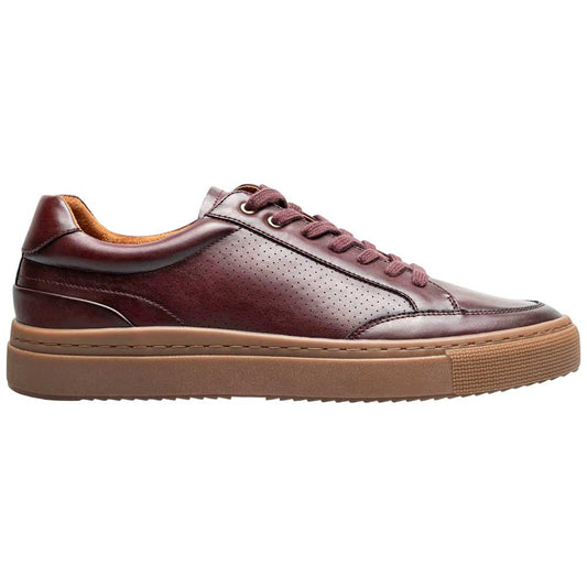 Stacy Adams Dorian Lace To Toe Sneaker - Bordeaux