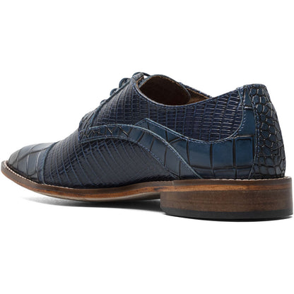 Stacy Adams TEDESCO Blue Cap Toe Oxford Shoes