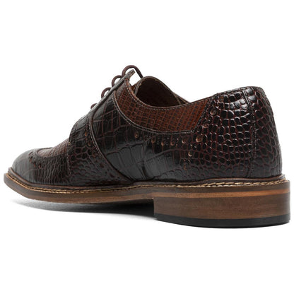 Travato Wingtip Oxford | Stacy Adams Dress Shoes in Brown & Cognac Multi for Men