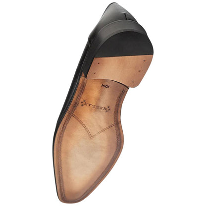 MEZLAN Men's Hand Burnished Patina Calfskin Loafer Barsotti