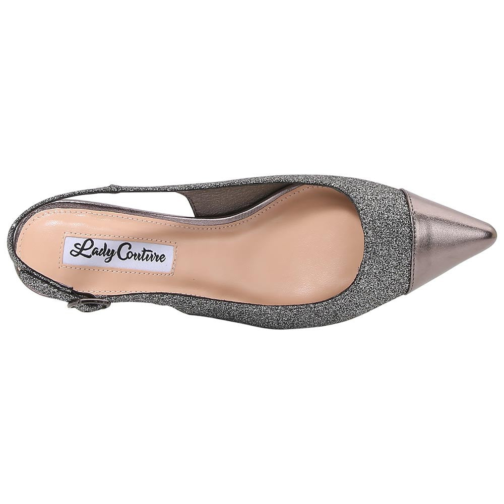 Lady Couture Saphire Pump 1.5” In Pewter