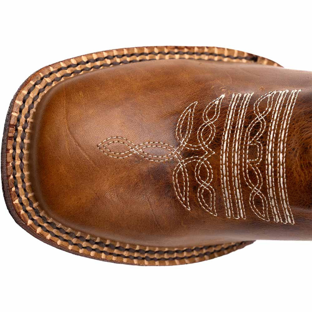 Ferrini Women's Mae Brown Square Toe Western Boot