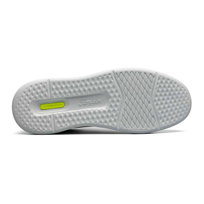 Florsheim Social White Smooth Leather Lace to Toe Casual Sneaker (USA Men Size)