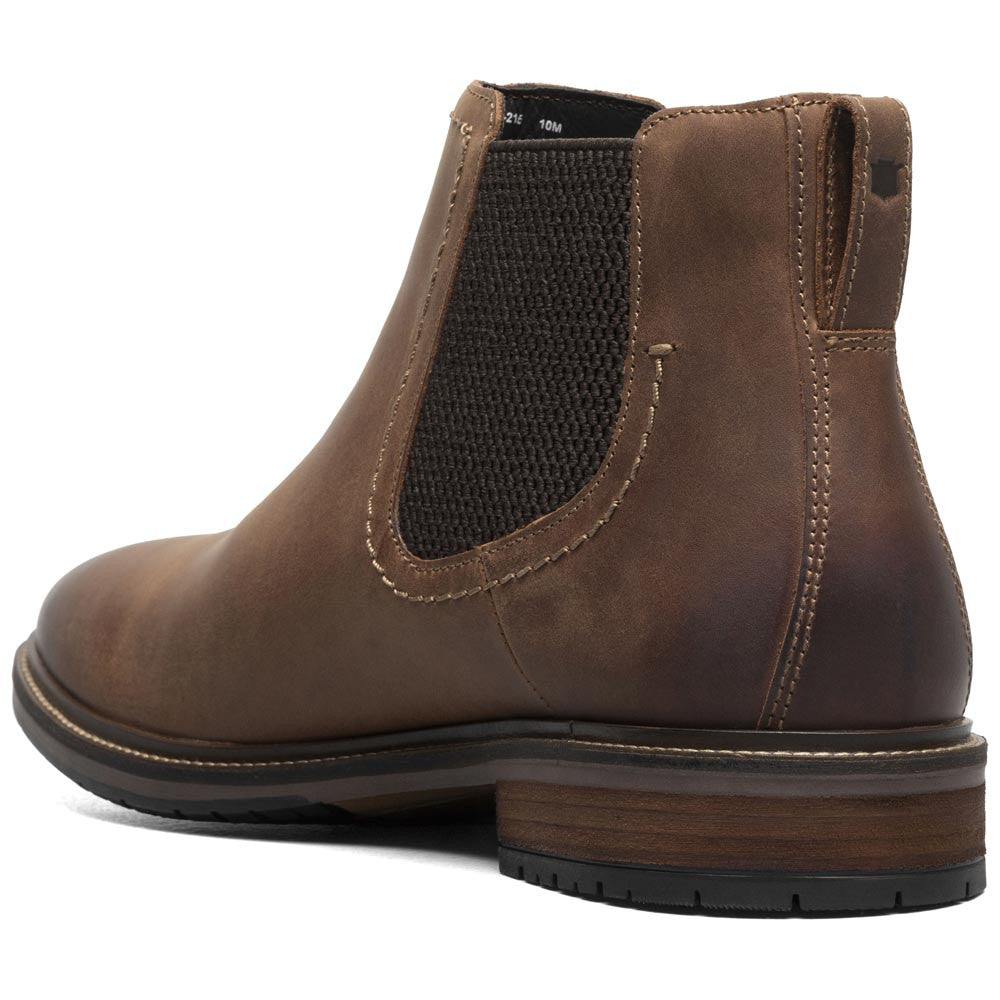 Forge Plain Toe Gore Boot | Florsheim Brown CH Dress Boots for Men