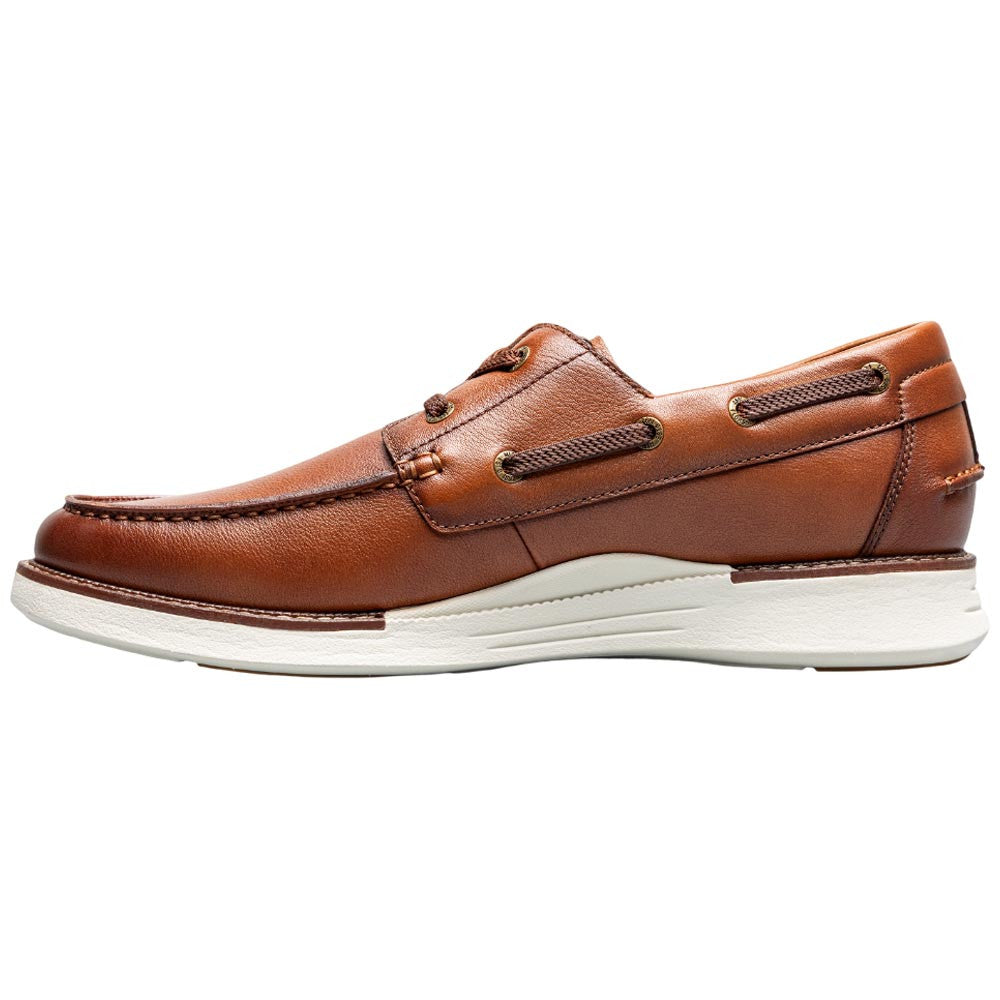 Florsheim Launch Moc Toe Elastic Lace Boat Shoe for Men