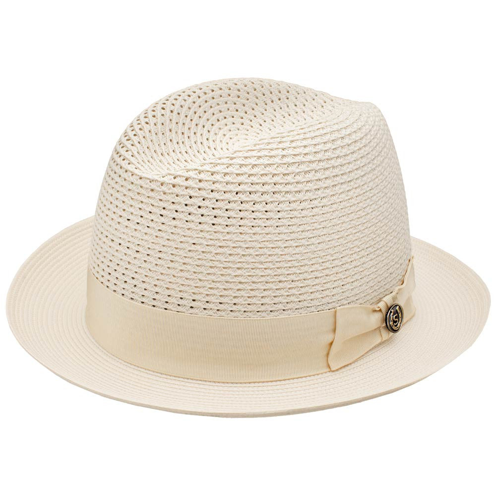 Stetson Madison Fedora Beige Milan Straw Hat