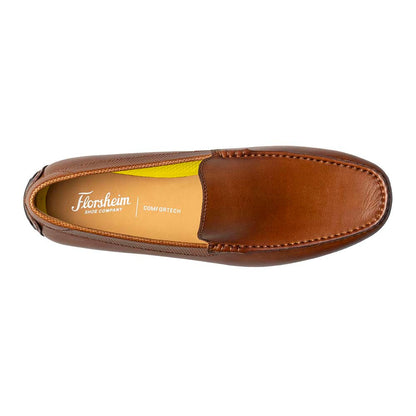 Florsheim Motor Cognac Leather Moc Toe Venetian Driving Shoe (USA Men Size)